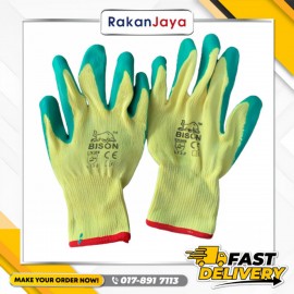 Bison Grip Airy Rubber Glove (Green) Rakan Jaya Hardware is a company that specialize in selling product used by oil and gas company. The Company was set up at Bukit Kuang, Kemaman, Terengganu. 