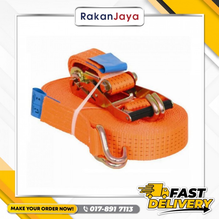 Cargo Lashing Orange (Ratchet Tie Down) Rakan Jaya Hardware is a company that specialize in selling product used by oil and gas company. The Company was set up at Bukit Kuang, Kemaman, Terengganu. 