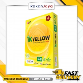 IK Yellow A4 Copier Paper 1 Ream (70 GSM) 500 Sheets - Kertas A4 Office Paper Rakan Jaya Hardware is a company that specialize in selling product used by oil and gas company. The Company was set up at Bukit Kuang, Kemaman, Terengganu. 