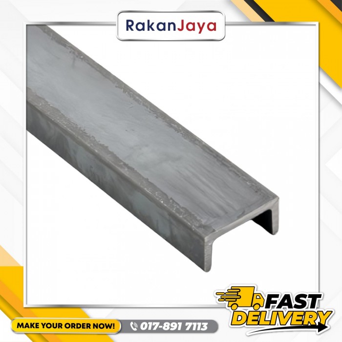 MS (Mild Steel) Channel Rakan Jaya Hardware is a company that specialize in selling product used by oil and gas company. The Company was set up at Bukit Kuang, Kemaman, Terengganu. 