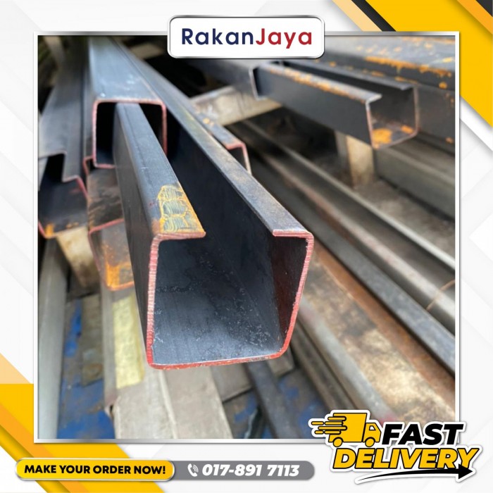 MS (Mild Steel) Upper Channel Rakan Jaya Hardware is a company that specialize in selling product used by oil and gas company. The Company was set up at Bukit Kuang, Kemaman, Terengganu. 